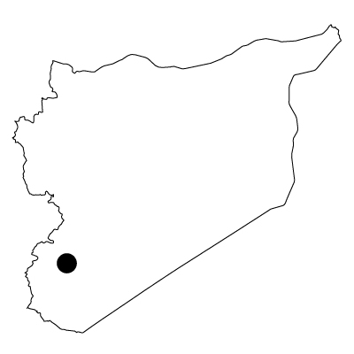 シリア・アラブ共和国無料フリーイラスト｜首都(白)